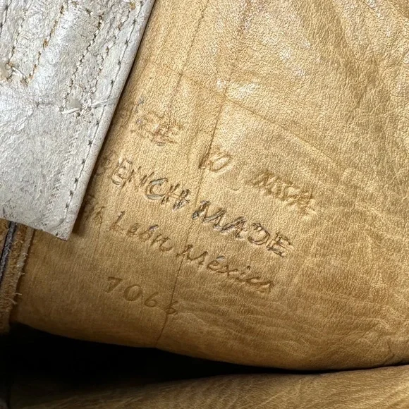 Bed|Stu Cobbler Series Women’s Handcrafted Leather Cowboy Boots Goodyear Welt - Picture 10 of 11